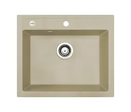 Кухонна мийка Adamant Prizma 590x495x200 Бежевий ivory 430223