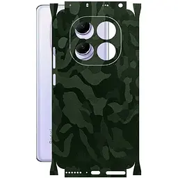 Захисна плівка StatusSKIN для Xiaomi Redmi Note 14 Pro 4G Корпус Вініл Камуфляж зелений