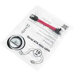 Кабель для передачі даних SATA III 0.1m угловой Cablexpert (CC-SATAM-DATA90-0.1M) - мініатюра 3