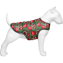 Курточка-накидка для собак WAUDOG Clothes, малюнок "Гранати", M, А 37 см, B 52-62 см, С 36-47 см