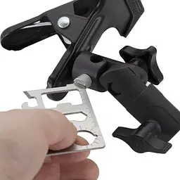 Мультитул картка 11 в 1 Intertool HT-0589, з відкривачкою, ножем, викруткою, лінійкою та ключами - мініатюра 3