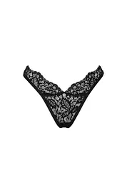 Трусики Obsessive Bellastia XL/2XL чорний - мініатюра 7