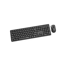 Комплект Gembird Silent Key Pro Business Wireless Black (KBS-WMS-01-CYRL) - мініатюра 2