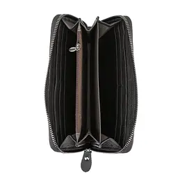 Клатч шкіряний плетений Tiding Bag M39-9001-2A чорний - мініатюра 2