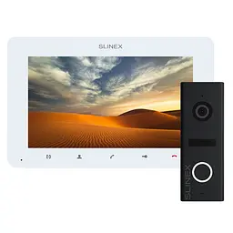 Комплект відеодомофона Slinex SM-07MHD White + ML-17HD Black (83-00060)