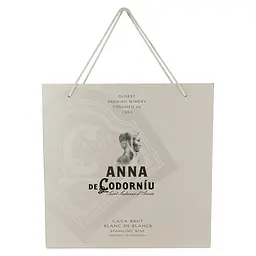 Набір вино ігристе Codorniu Anna Blanc de Blancs Brut Reserve, біле, брют, 1,5 л (2 шт. по 0,75 л) + два келихи - мініатюра 6