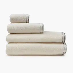 Рушник MBM HOME Слід вітру 50x90 см шпилька айворі (BT-17 M IVORY/PIN) - мініатюра 8