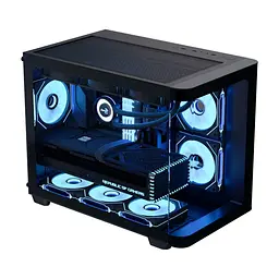 Корпус для ПК AeroCool P300C-G-BK-v1 Black (ACCS-PN02033.11) - мініатюра 2
