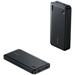 Powerbank USAMS PB83 2xUSB-A 1xUSB-C 20000mAh Чорний (6958444995205) - мініатюра 5