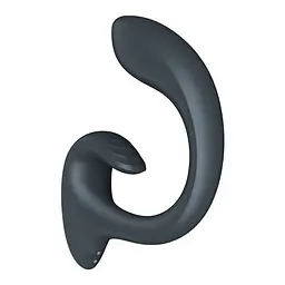 Вагінально-кліторальний вібратор Satisfyer G for Goddess 1 Dark Grey, 2 мотори - мініатюра 4