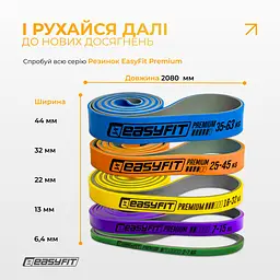 Двошарова резинка для підтягування EasyFit Premium 2-7 кг - мініатюра 10
