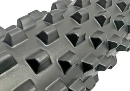 Масажний ролик EasyFit Grid Roller PRO 45 см Чорний - мініатюра 3