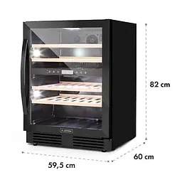 Винний холодильник вбудований Klarstein Vinovilla Onyx 43 (10034155) - мініатюра 8