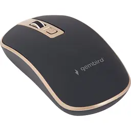 Мишка Gembird MUSW-4B-06-BG Wireless Black-Gold (MUSW-4B-06-BG) - мініатюра 2