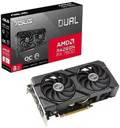 Відеокарта ASUS AMD Radeon RX 7600 8GB DUAL OC EVO (DUAL-RX7600-O8G-EVO) (GDDR6, 128 bit, PCI-E v4.0) - мініатюра 10