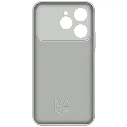 Чохол MAKE Tecno Spark 40 Silicone Titanium Grey - мініатюра 5