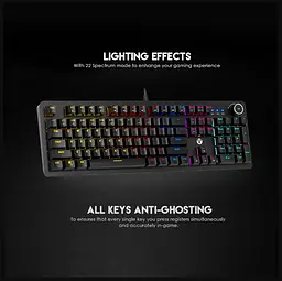 Механічна ігрова клавіатура Fantech MK-853V2 Black Red Switch MARCOS Mechanical Eng/Укр/Рус - мініатюра 8
