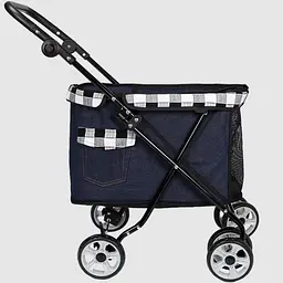Коляска для маленьких кішок та собак Bestopet Люпосанчик BS-RL-09 Black