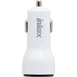 Автомобільний зарядний пристрій INKAX CD-22 Car charger + Micro cable 1USB 2.1A White - мініатюра 2