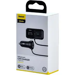 FM-трансмітер Baseus T Shaped S-16 Car Black (CCMT000201) [114563] - мініатюра 9