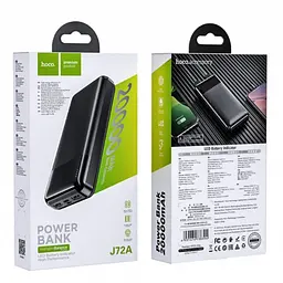 Зовнішній акумулятор Power bank HOCO J72A 20000mAh Повербанк для телефона / Павербанк Чорний - мініатюра 6
