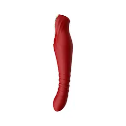 Смартвібратор-пульсатор Zalo - King Wine Red Zalo SO6656 93153 - мініатюра 5
