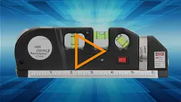 Лазерний рівень із вбудованою рулеткою нівелір Fixit Laser Level PR0 3 + Вимірювальний інструмент Wolfcraft Irregular Ruler - мініатюра 3