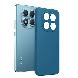 Чохол MAKE Xiaomi Redmi Note 14 Pro 4G Silicone Ocean Blue - мініатюра 4