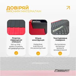 Степ для аеробіки 3-ступінчастий EasyFit - мініатюра 5