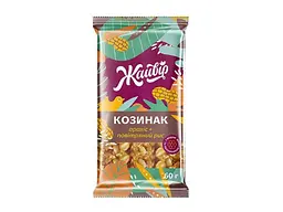 Козинак ЖАЙВІР із арахісу з повітряним рисом, ф. 60г