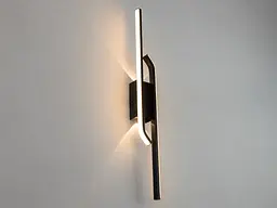Бра настінне LED Diasha 1624/600BK, 30W, 1650 лм, чорний метал, сучасний стиль, IP20