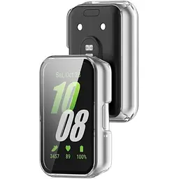 Чохол-накладка DK для Samsung Galaxy Fit3 (R390) Пластик Gloss Glass Full Cover (clear) - мініатюра 2