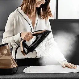 Праска-парогенератор Tefal Pro Express Vision 3000 Вт чорно-золота (GV9823E1) - мініатюра 11