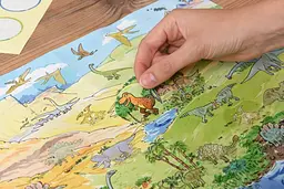 Перевідні наклейки Scribble Down Динозаври, з онлайн-додатком (SD/22) - мініатюра 5