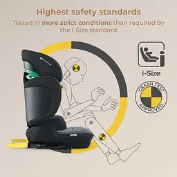 Автокрісло Kinderkraft Xpand 2 i-Size Graphite Black чорне KCXPAN02BLK0000 (00-00305185) - мініатюра 7