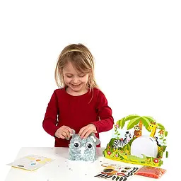 Набір для творчості Melissa & Doug Конфетті для виробів Друзі сафарі (MD30182) - мініатюра 5
