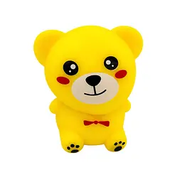 Дитяча антистрес-іграшка Яскравий Ведмедик sa1673Yellow 6 см