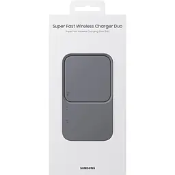 Зарядний пристрій Samsung Duo 15Вт, сірий темний (EP-P5400BBEGEU) - мініатюра 6
