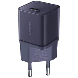 Зарядний пристрій блок швидкого заряджання 1 USB-C Baseus GaN5 S Fast Charger 30 W (P10162504523-00) purple - мініатюра 6
