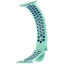 Ремінець Apple Watch Nike Sport 42/44/45/46/49 mm Aquamarine Dark Синій