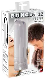 Помпа для пеніса Bang Bang Penis Pump, 19.5 см (прозорий) - мініатюра 7