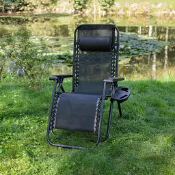 Комплект шезлонгів JUMI Relax Black - 2 шт. - мініатюра 9