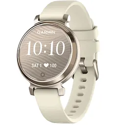 Смарт-годинник Garmin Lily 2 Cream Gold with Coconut Silicone Band (010-02839-20) - мініатюра 8