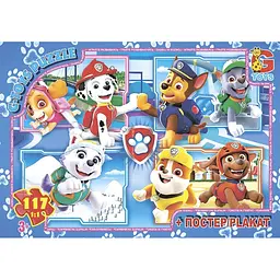 Пазли "Paw Patrol" PW 0860 G-Toys 117ел. (4824687637054)