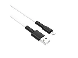 Кабель Borofone BX31 USB Type-A to MicroUSB 1m White (6931474710383)