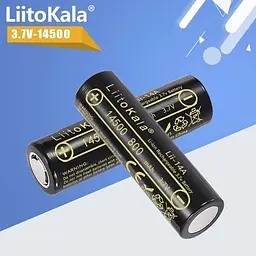 Акумуляторна батарея LiitoKala Lii-14A 14500 / 3.7V / 0.5A / 800 mAh - мініатюра 7