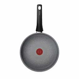 Tefal Сотейник Halo, 24см, з кришкою, алюміній, бакеліт, скло, сірий - мініатюра 2