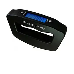 Кантер ручные электронные весы для багажа с подсветкой Luggage Scale 50kg (1522 ACS A09) ручні ваги - миниатюра 2
