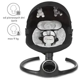 Заколисуючий центр Kidwell 2в1 REVE Black/Silver - мініатюра 9