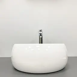 Умивальник VBI Laterza white накладний VBI-015801, Білий - мініатюра 6